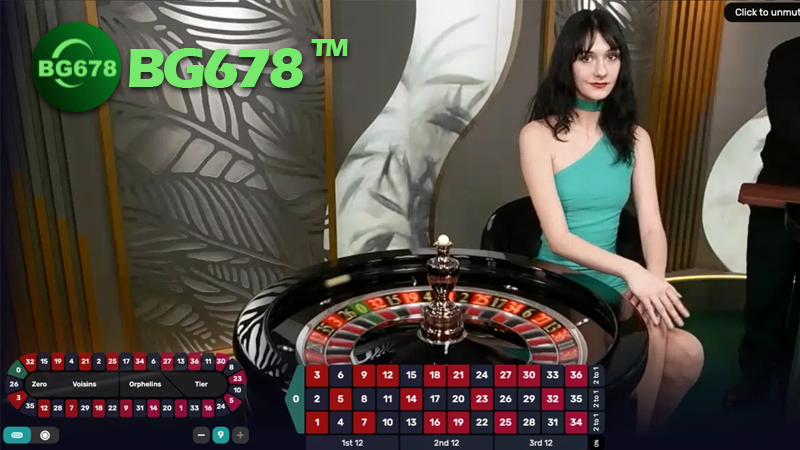 Play Live Roulette Game on BG678