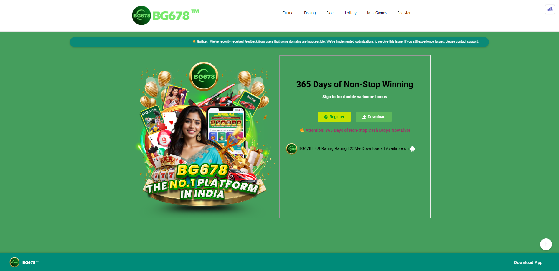 BG678 Official Betting Site in India